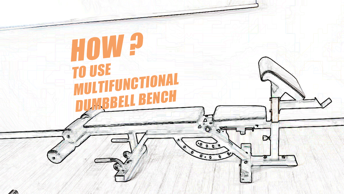 Paano gamitin ang multifunctional dumbbell bench?