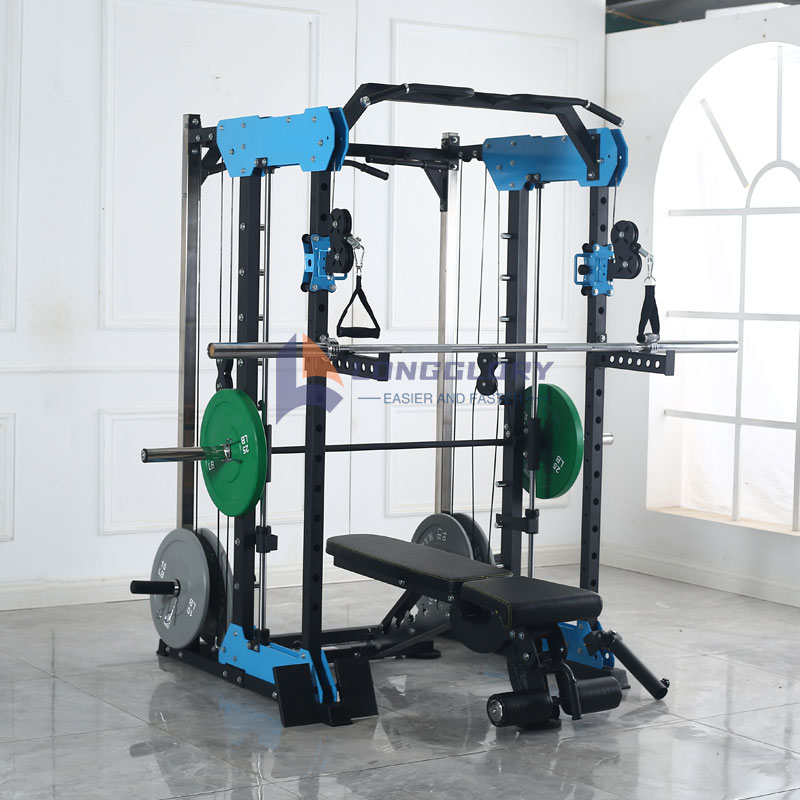 Anong mga kalamnan ang maaaring tren ng Smith Machine Squat Rack?