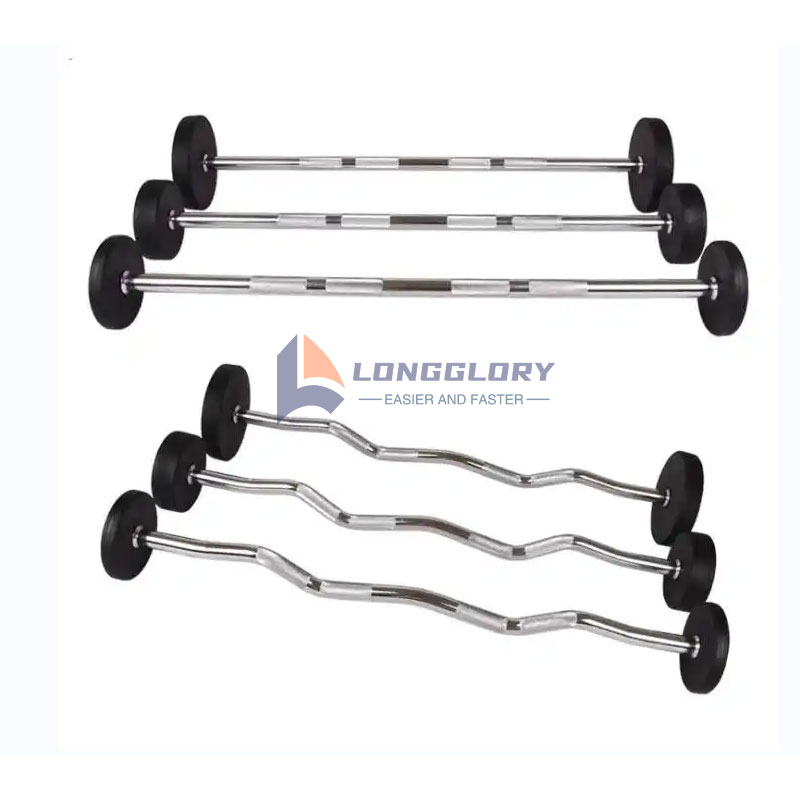 Nakapirming Straight Barbells