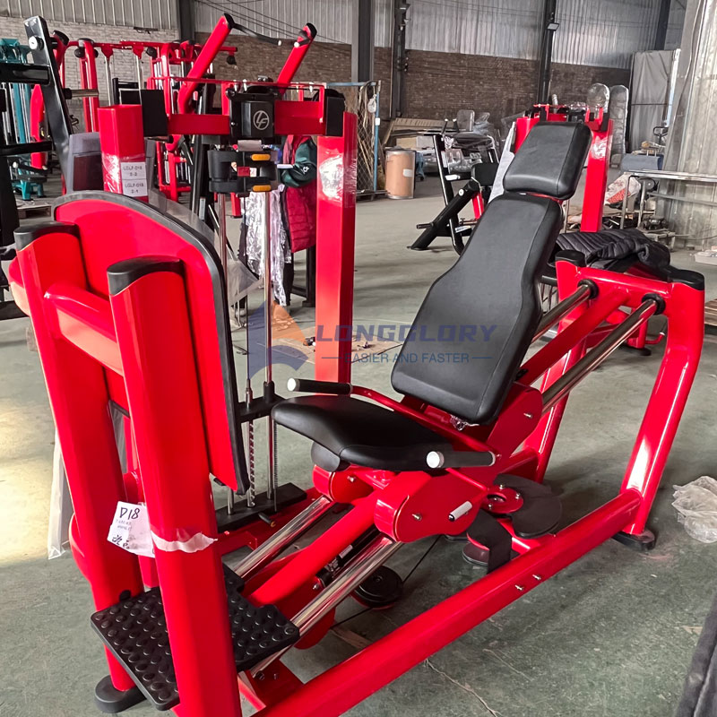 Pin Loaded Seated Leg Press Machine