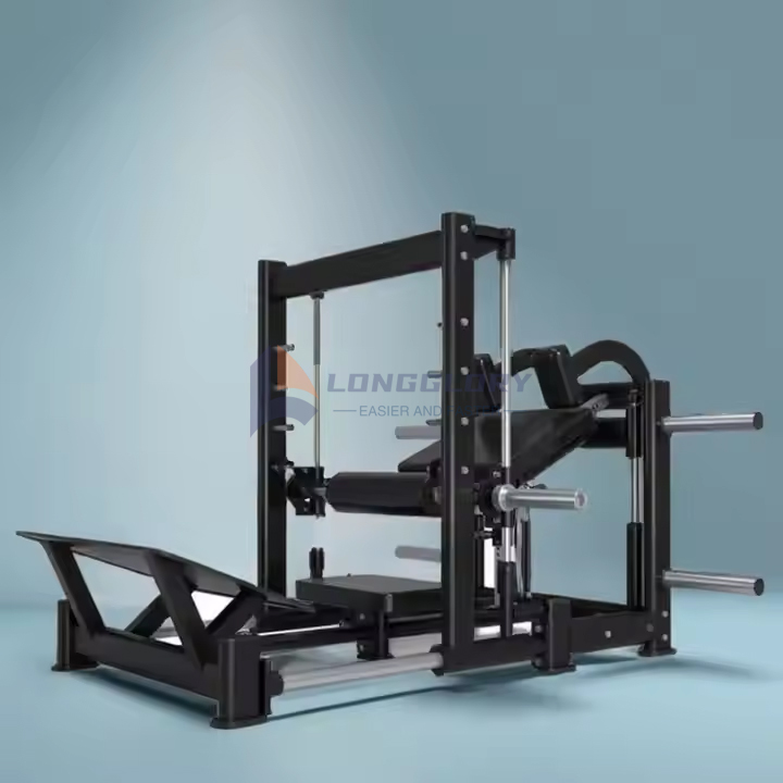 Plato na -load ang 3D glute drive machine